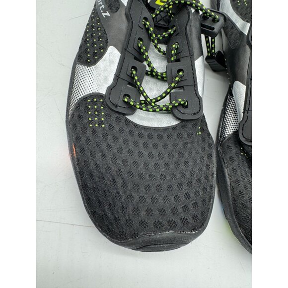 Sport.Z Mens Functional Athletic Shoes Size 40 Black/Green Lightweight Mesh - Picture 5 of 11